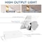 Luxrite 3 Inch Square LED Recessed Downlight 5CCT 2700K-5000K 10W 800LM Dimmable Wet Rated IC Rated LR22638-1PK - alternate 5